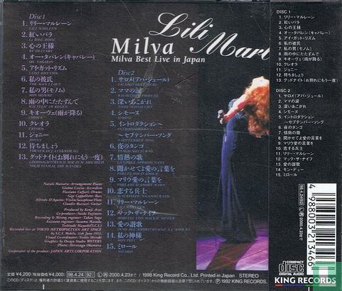 Lili Marleen - Milva Best Live in Japan - Image 2