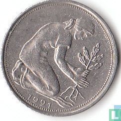 Duitsland 50 pfennig 1991 (G) - Afbeelding 1