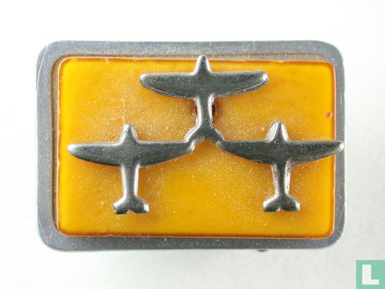 Luftsport - needle with (pressed) amber - Bild 1