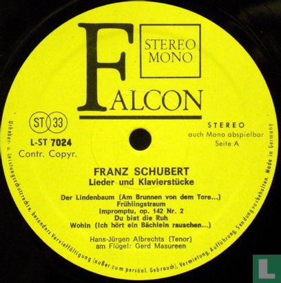 Franz Schubert - Lieder und Klavierstücke - Afbeelding 3