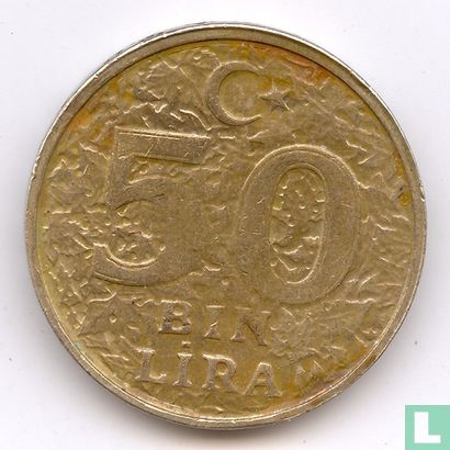 Turquie 50 bin lira 2000 - Image 2