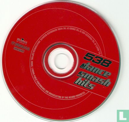 538 Dance Smash Hits - Winter 2001 - Afbeelding 3