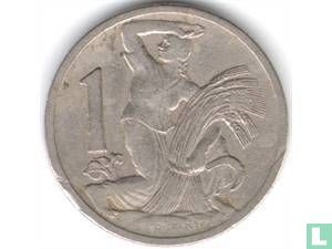 Tchécoslovaquie 1 koruna 1923 - Image 2