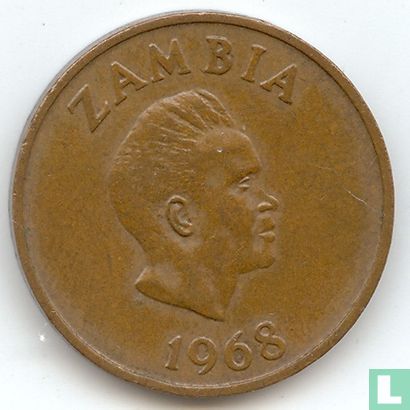 Zambia 2 ngwee 1968 - Image 1