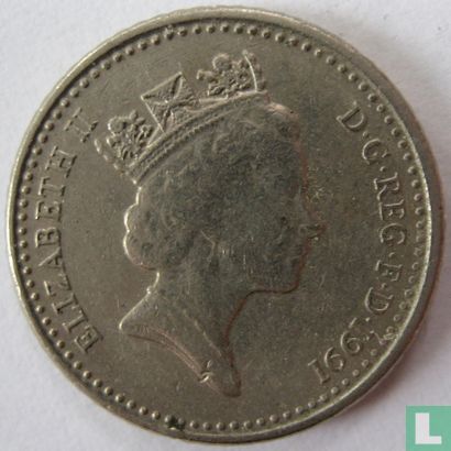 United Kingdom 5 pence 1991 - Image 1