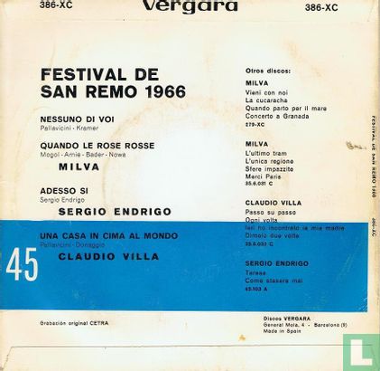 Festival de San Remo 1966 - Afbeelding 2