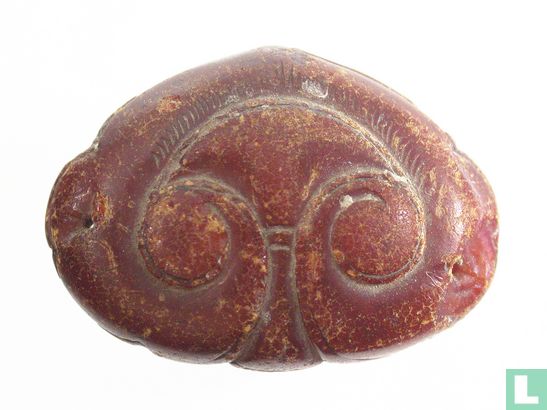 Chinees charm / amulet made from genuine amber