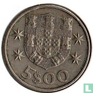 Portugal 5 escudos 1972 - Afbeelding 2