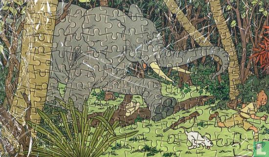 Kuifje's puzzle karton “In Congo” - Afbeelding 3