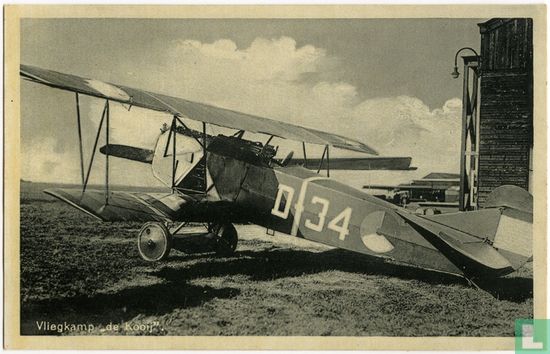 Fokker D-VII op vliegkamp De Kooy