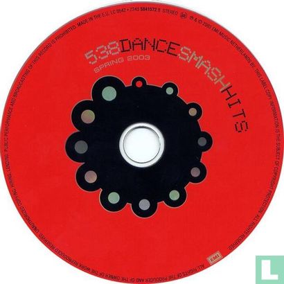 538 Dance Smash Hits - Spring 2003 - Afbeelding 3