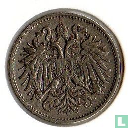 Austria 10 heller 1894 - Image 2