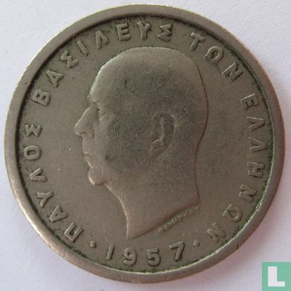 Grèce 1 drachma 1957 - Image 1