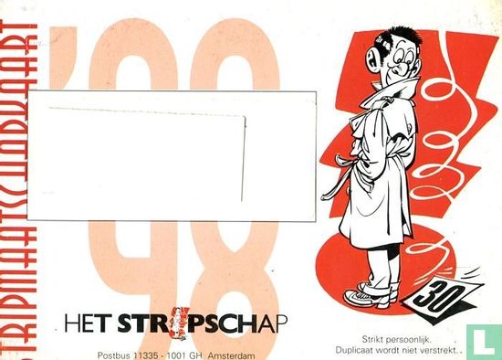 Stripmaatschapkaart '98 - Bild 2