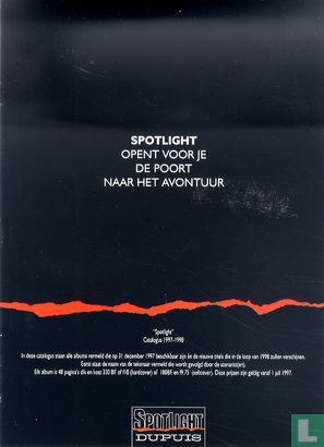 Spotlight opent voor je de poort naar het avontuur - Catalogus 1997-1998 - Image 1