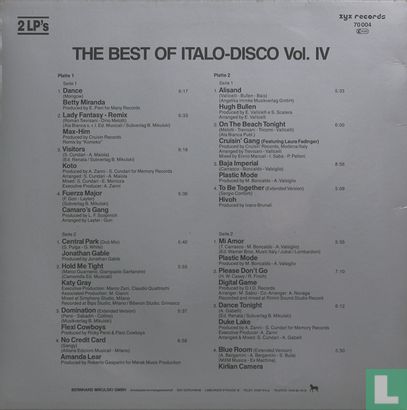 The Best Of Italo-Disco Vol. 4 - Afbeelding 2