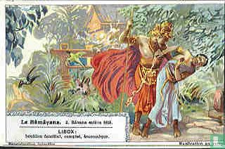 Das Ramayana indische Heldensage 