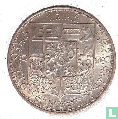Tschechoslowakei 20 Korun 1934 - Bild 1