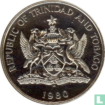 Trinidad and Tobago 1 dollar 1980 (PROOF) - Image 1