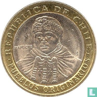 Chili 100 pesos 2005 - Afbeelding 2