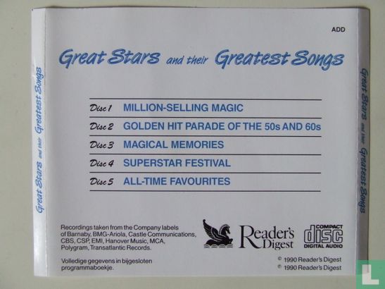 Great Stars and Their Greatest Songs - Afbeelding 2