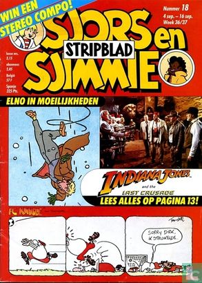 Sjors en Sjimmie stripblad 18 - Bild 1