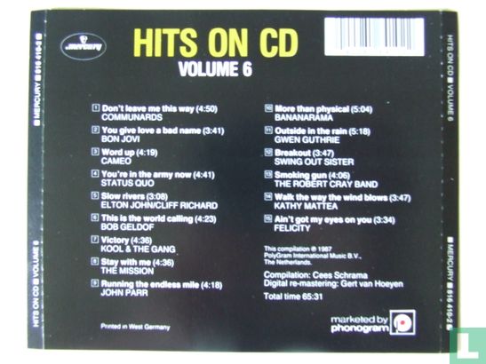 Hits on CD 6 - Image 2