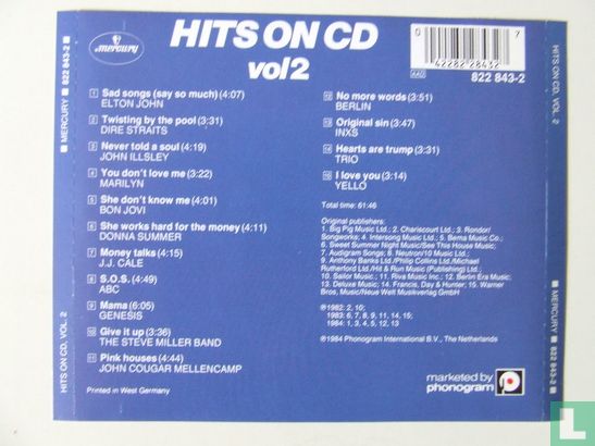 Hits On CD Vol.2 - Bild 2