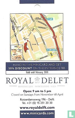 Koninklijke Porceleyne Fles - Royal Delft  - Afbeelding 2