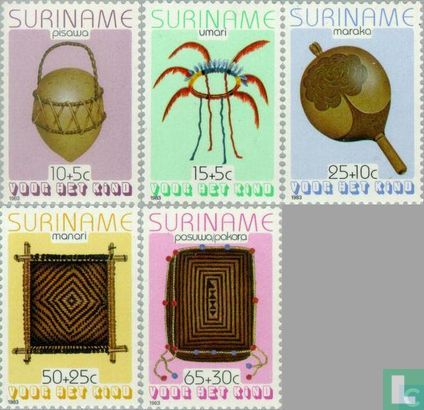 Children's stamps - Caribbean artifacts