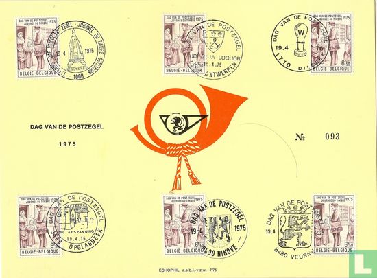 Postbode rond 1840