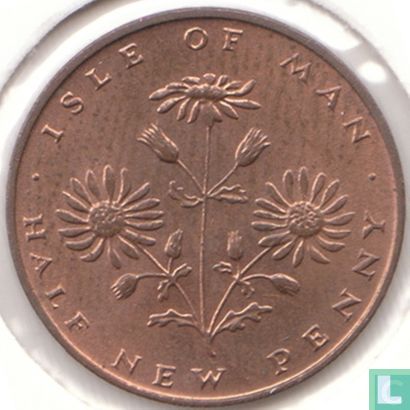 Man ½ new penny 1971 - Afbeelding 2