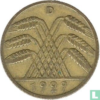 Duitse Rijk 10 reichspfennig 1929 (D) - Afbeelding 1