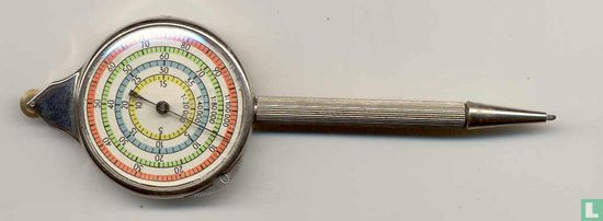 Curvimeter met potlood en kompas - Afbeelding 1