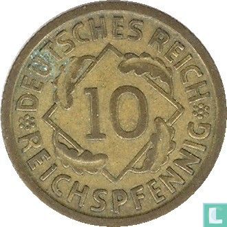 Duitse Rijk 10 reichspfennig 1929 (D) - Afbeelding 2