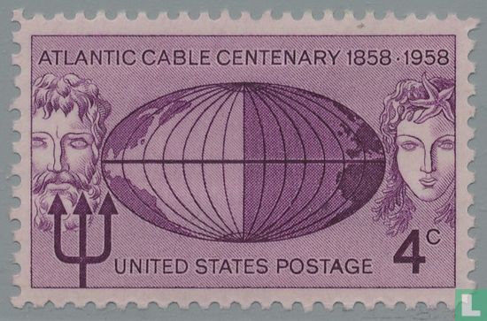 First Atlantic cable 1858-1958