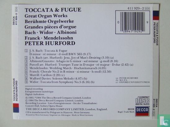Toccata & Fugue - Image 2
