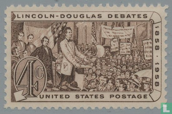 Lincoln-Douglas Debates 1858 ad