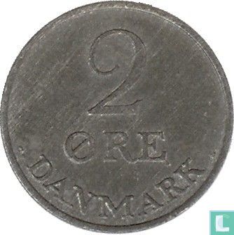 Danemark 2 øre 1965 (zinc) - Image 2