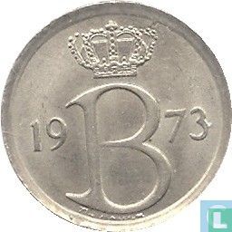 Belgium 25 centimes 1973 (NLD) - Image 1
