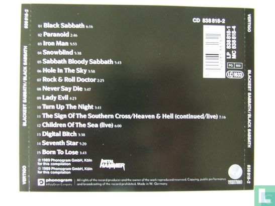 Blackest Sabbath (1970-1987) - Afbeelding 2