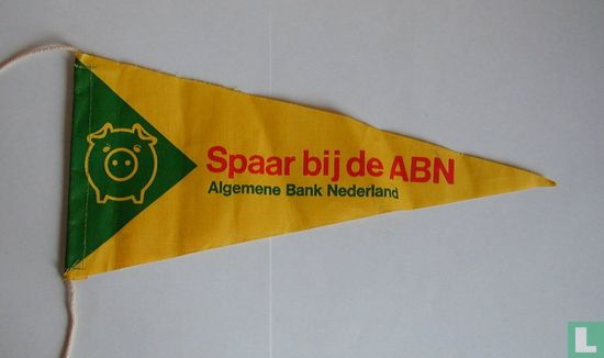 Spaar bij de Algemene Bank Nederland vlaggetje