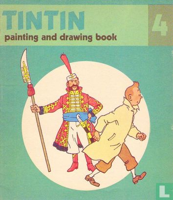 TinTin painting and drawing book 4 - Afbeelding 1