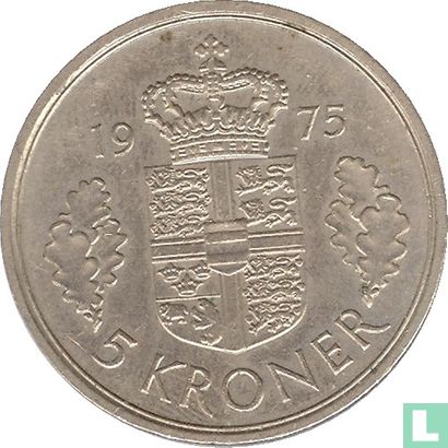 Dänemark 5 Kroner 1975 - Bild 1