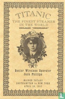 Titanic Senior Wireless Operator Jack Phillips