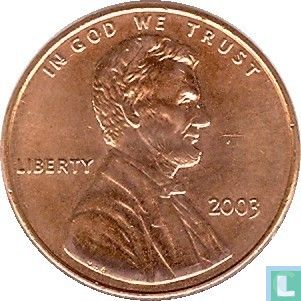 États-Unis 1 cent 2003 (sans lettre) - Image 1