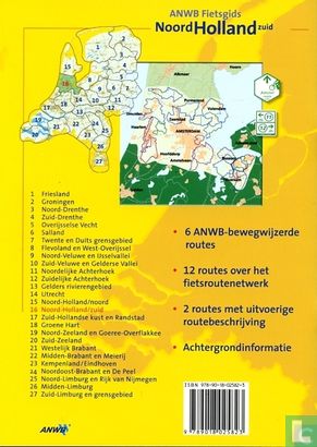 ANWB fietsgids Noord-Holland zuid - Afbeelding 2