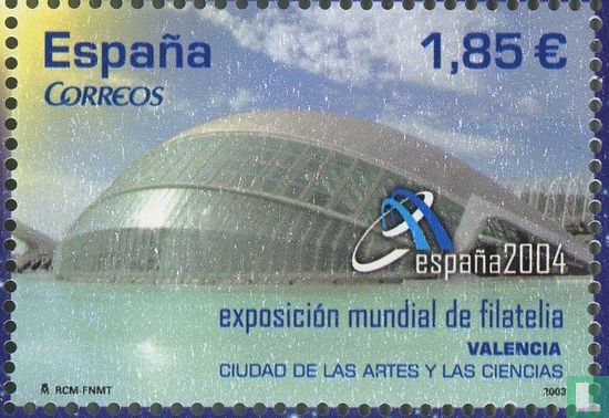 Int. postzegeltentoonstelling ESPANA '04