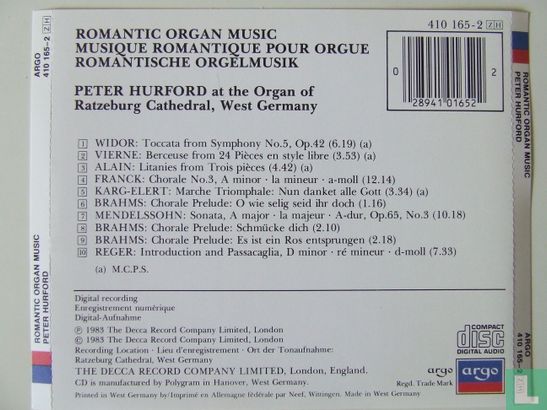 Romantic Organ Music - Afbeelding 2