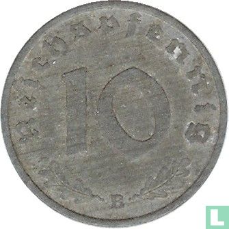 Empire allemand 10 reichspfennig 1943 (B) - Image 2